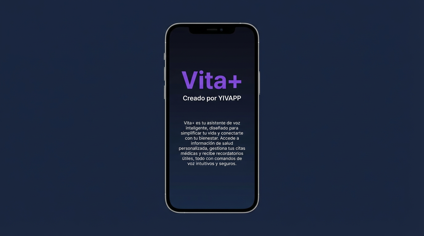 Pantalla de bienvenida de Vita+